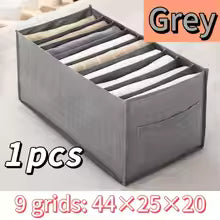 Clothes Organizer Jeans Pants Storage Box Wardrobe Drawer Organizer
