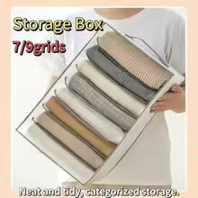 Clothes Organizer Jeans Pants Storage Box Wardrobe Drawer Organizer